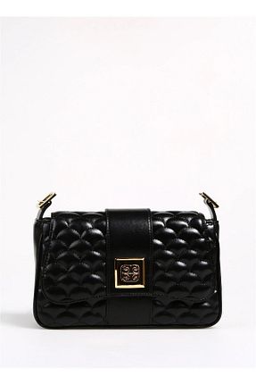 کیف دوشی مشکی زنانه چرم مصنوعی Pierre Cardin - کد 833889693