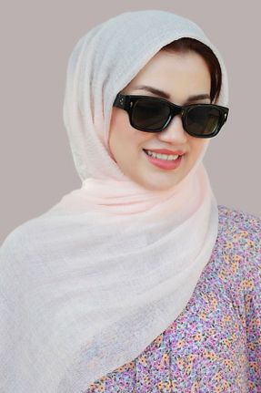 شال صورتی زنانه پنبه (نخی) کد 829274222