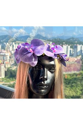 تاج بنفش زنانه فلزی queen accessories - کد 849891354