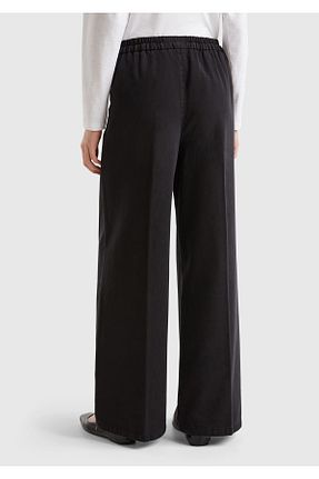 شلوار مشکی زنانه پارچه United Colors of Benetton - کد 849906733