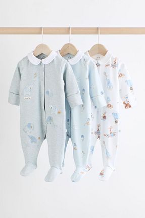 سرهمی خواب آبی بچه گانه پنبه ای Next Baby - کد 844000063
