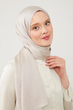 شال بژ زنانه پلی استر Levidor - کد 849951924
