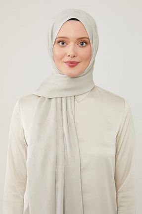 شال طوسی زنانه پلی استر Levidor - کد 849955263