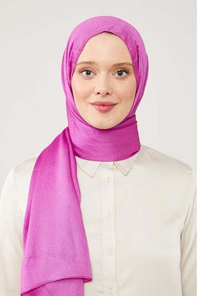 شال صورتی زنانه پلی استر Levidor - کد 849951938