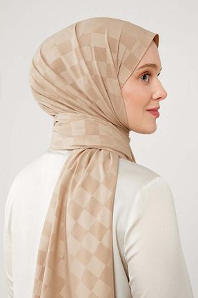 شال طلائی زنانه پلی استر Levidor - کد 849953630