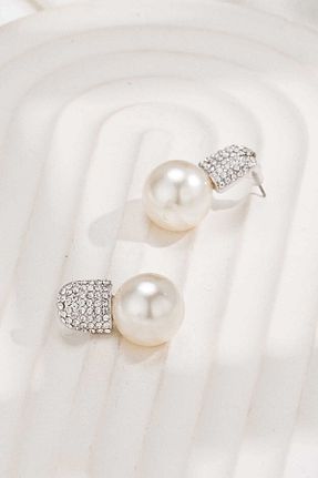 گوشواره جواهر مروارید MRK - کد 781621963