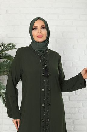 کلاه و ابایا خاکی زنانه پنبه ای Tuğralı - کد 113454917