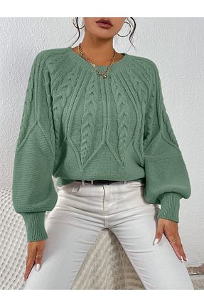 پلیور سبز زنانه Saç Örgü citystyle - کد 849999922