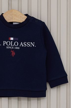 ست بالاتنه و پائین تنه سرمه ای بچه گانه بافت U.S. Polo Assn. - کد 850058178