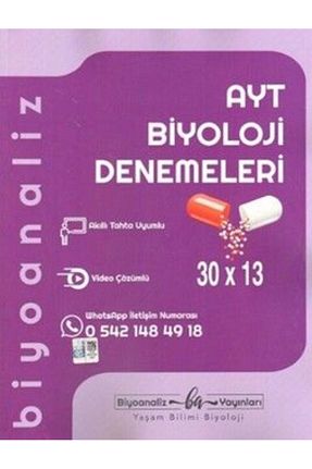 آمادگی آزمون Biyoanaliz Yayınları - کد 790750913