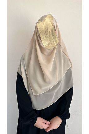 روسری بژ شیفون ALBİSE BUTİK - کد 764716922