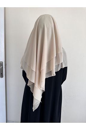 روسری بژ شیفون ALBİSE BUTİK - کد 764716922