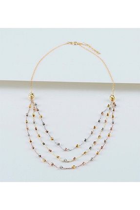 گردنبند نقره صورتی زنانه 925 عیار Silvano Jewelry - کد 346732220