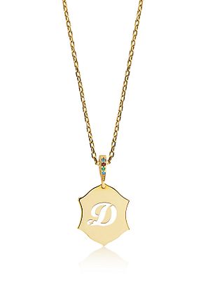 گردنبند نقره طلائی زنانه 925 عیار Tasarlatak - کد 79543575