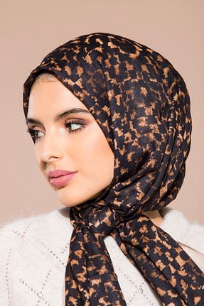 روسری قهوه ای پلی استر 19V69 ITALIA - کد 76156103