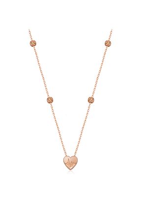 گردنبند نقره صورتی زنانه 925 عیار Zundesilver - کد 126673812