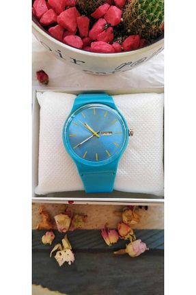 ساعت مچی آبی زنانه 36-40 میلی متر Ege-S Butik - کد 127539789