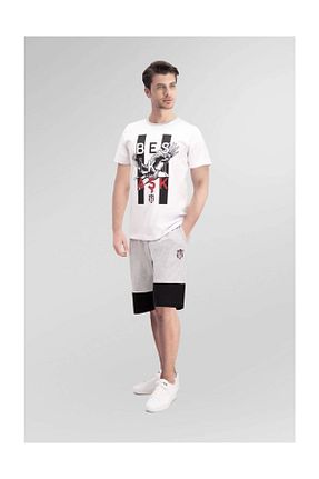 ست لباس راحتی سفید مردانه لیسانس دار	 Beşiktaş - کد 6545120