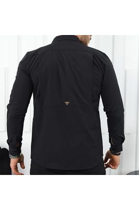 پیراهن مشکی زنانه رگولار MSRT - کد 826653016