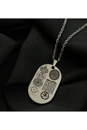 گردنبند استیل ( فولاد ) زنانه استیل ضد زنگ MerveninYaziAtolyesi - کد 775445668