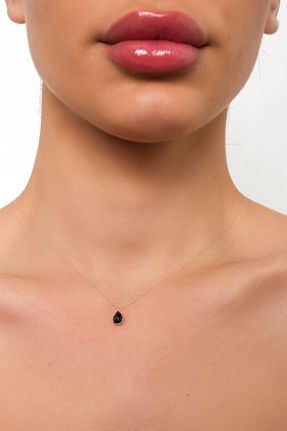 گردنبند طلا زرد زنانه 14 عیار Side Gold Kuyumculuk - کد 801388296