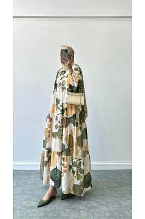 لباس حجاب سبز زنانه Relaxed ELEGANTSTİL - کد 849277064