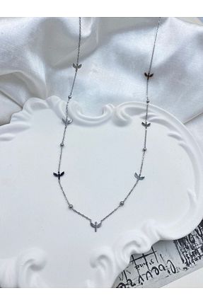 گردنبند استیل ( فولاد ) زنانه استیل (فولاد) MK AKSESUAR - کد 849842172