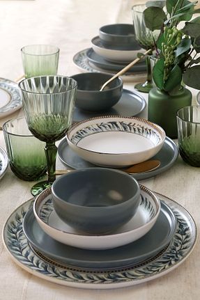 سرویس غذاخوری رنگی 6 نفره Keramika - کد 823191568