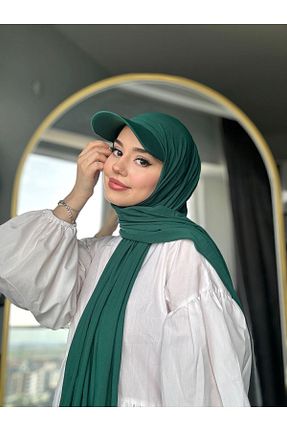 کلاه شنای حجاب سبز زنانه ebruli eşarp - کد 835488264