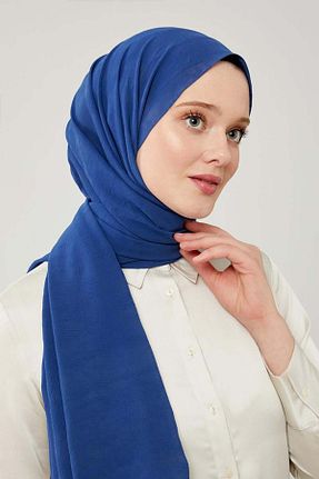 شال سرمه ای زنانه پلی استر Levidor - کد 849953119