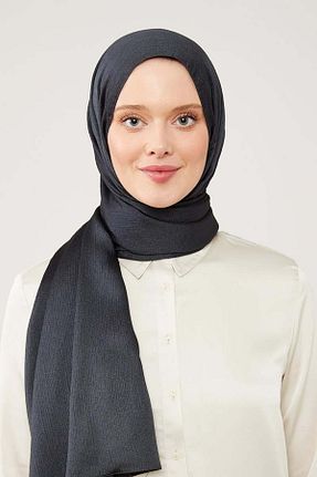 شال طوسی زنانه پلی استر Levidor - کد 849951963