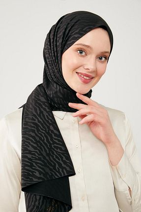 شال مشکی زنانه پلی استر Levidor - کد 849953323