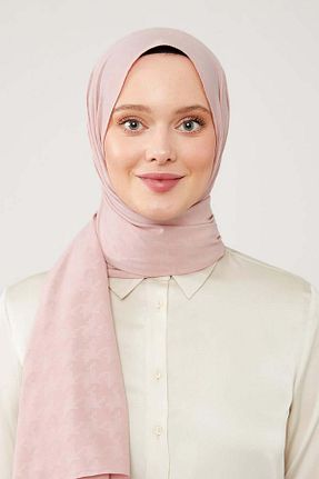 شال صورتی زنانه پلی استر Levidor - کد 849953345