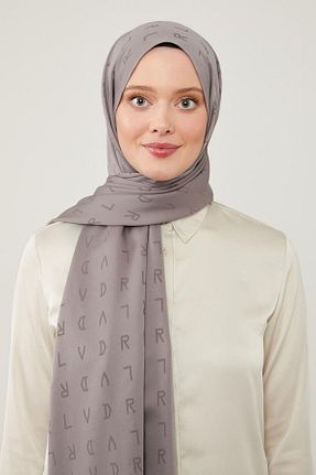 شال طوسی زنانه پلی استر Levidor - کد 849953866