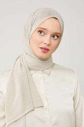 شال بژ زنانه پلی استر Levidor - کد 849952684