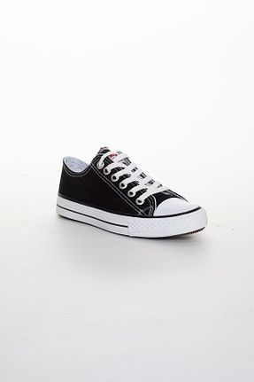 کفش اسنیکر مشکی زنانه بند دار Odal Shoes - کد 77943527