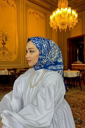 روسری سرمه ای %100 پنبه İpekhan - کد 849959759