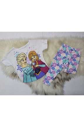 ست بالاتنه و پائین تنه سفید بچه گانه بافتنی DİSNEY - کد 849963072