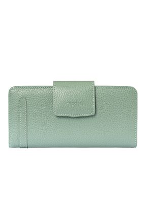 کیف پول سبز زنانه ابعاد بزرگ Guzini - کد 849963323