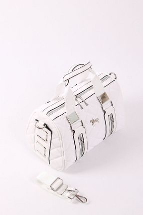 کیف دوشی سفید زنانه چرم مصنوعی GALB LEATHER - کد 841513560