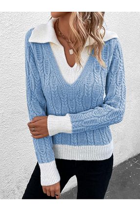پلیور آبی زنانه ساده citystyle - کد 849999744