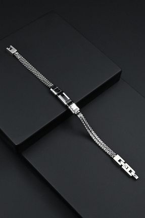 دستبند استیل (فولاد) مردانه استیل (فولاد) FRNCH - کد 849995052
