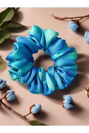 گیره سر آبی زنانه ساتن CaramelPeel - کد 850042612