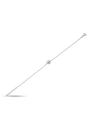 دستبند نقره طوسی زنانه 925 عیار Metay Silver - کد 850049651