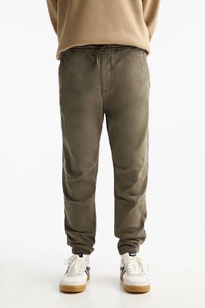 شلوار خاکی مردانه پنبه ای Pull & Bear - کد 850041709