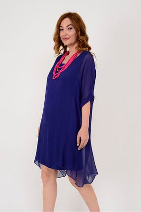 لباس سرمه ای زنانه ابریشم Park Moda - کد 850069500
