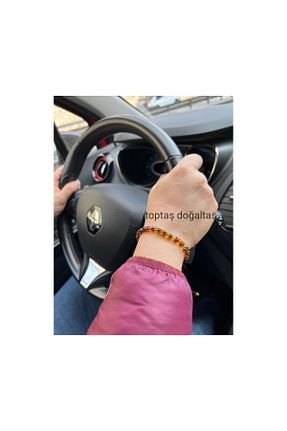 دستبند جواهر زرد زنانه سنگ طبیعی TOPTAŞ DOĞALTAŞ - کد 470101989