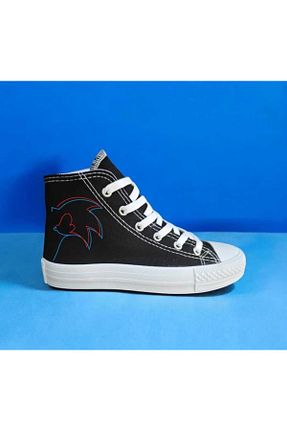 کفش اسنیکر سفید مردانه بند دار LİASSHOES - کد 850120603