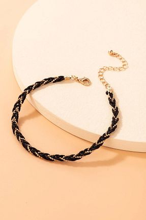 خلخال جواهر مشکی زنانه New Obsessions - کد 307438433