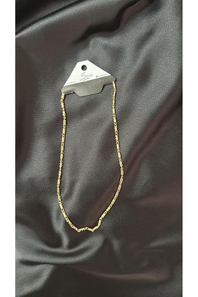 گردنبند استیل ( فولاد ) طلائی زنانه رودیوم aky home style - کد 849792752